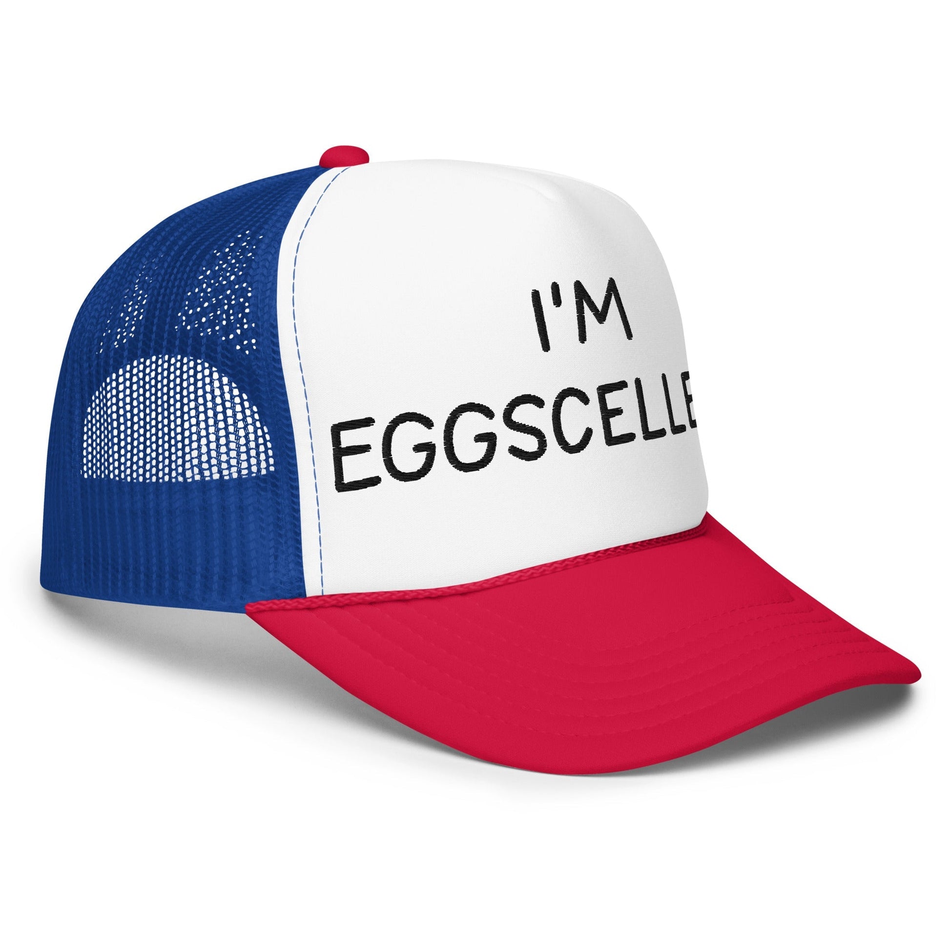 I’m Eggscellent Regular Show Embroidered Foam Trucker Hat