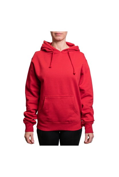 IND008 - Women’s Pullover Hooded Sweatshirt - Red / XS - CLOSE