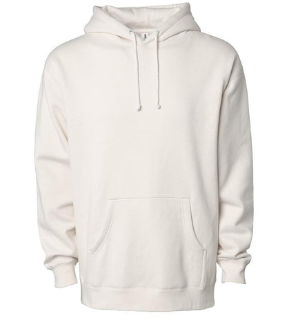IND4000 - Men’s Heavyweight Hooded Pullover Sweatshirt - Bone / XS - HOODIES