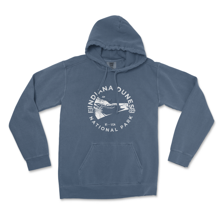 Indiana Dunes National Park Comfort Colors Hoodie - S / Denim - hoodie