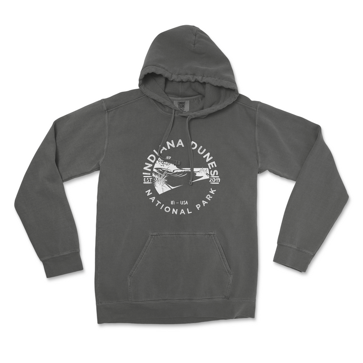 Indiana Dunes National Park Comfort Colors Hoodie - S / Pepper - hoodie