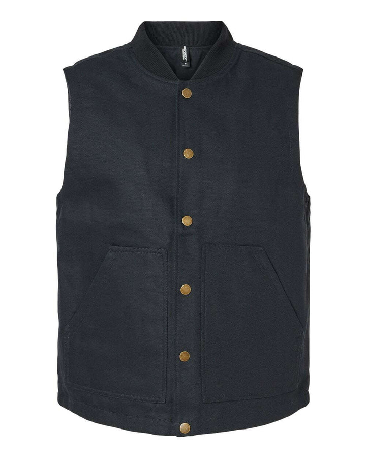 Insulated Canvas Workwear Vest EXP560V - Black / XS - Outerwear