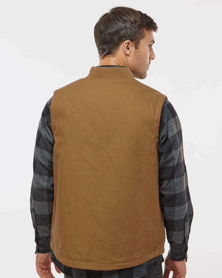 Insulated Canvas Workwear Vest EXP560V - Outerwear