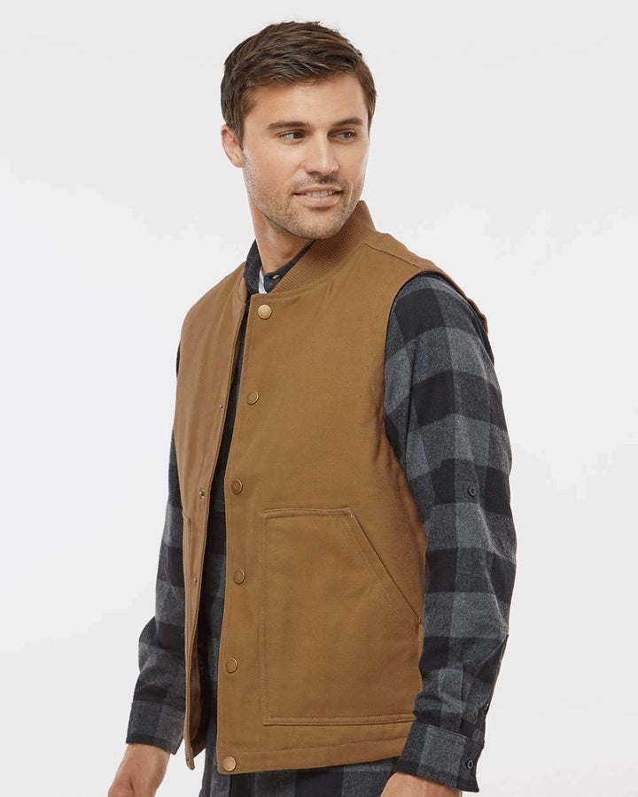 Insulated Canvas Workwear Vest EXP560V - Outerwear