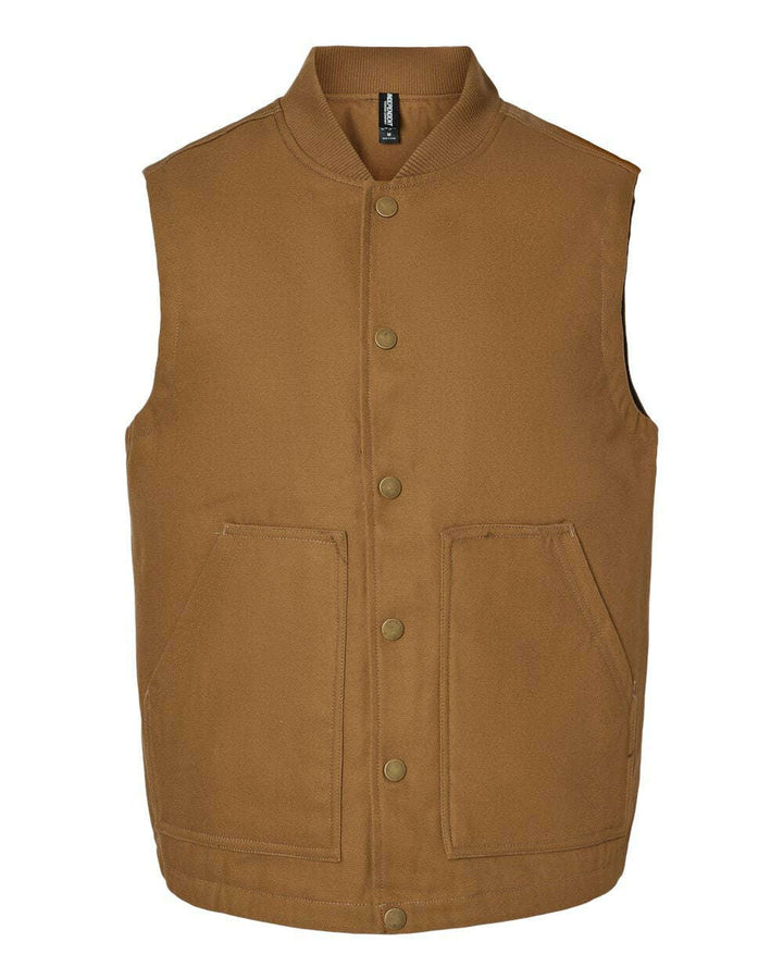 Insulated Canvas Workwear Vest EXP560V - Saddle / XS - Outerwear