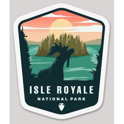 Isle Royale National Park Die Cut Sticker - sticker