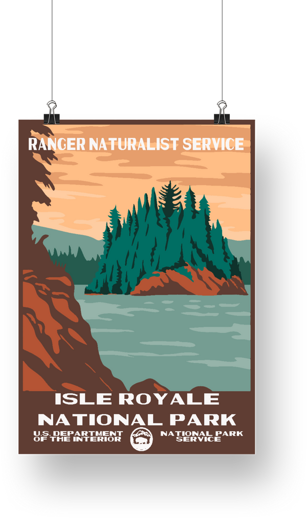 Isle Royale National Park Poster - poster