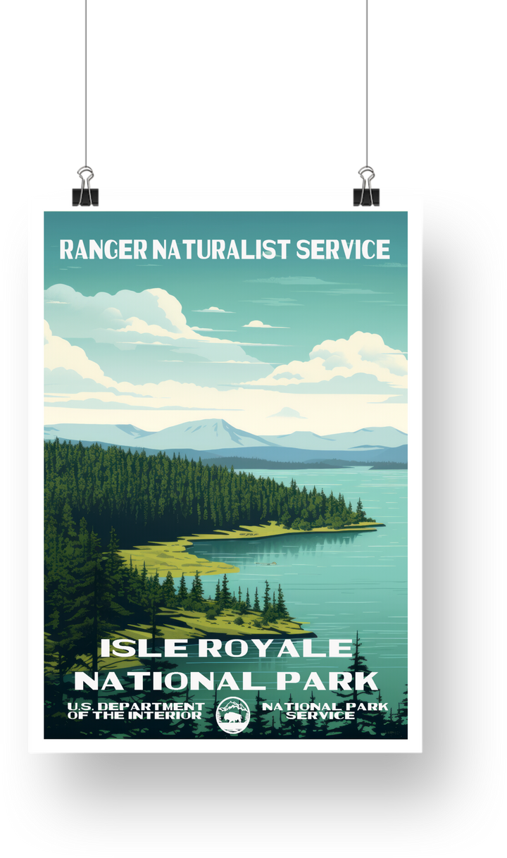 Isle Royale National Park Poster - poster