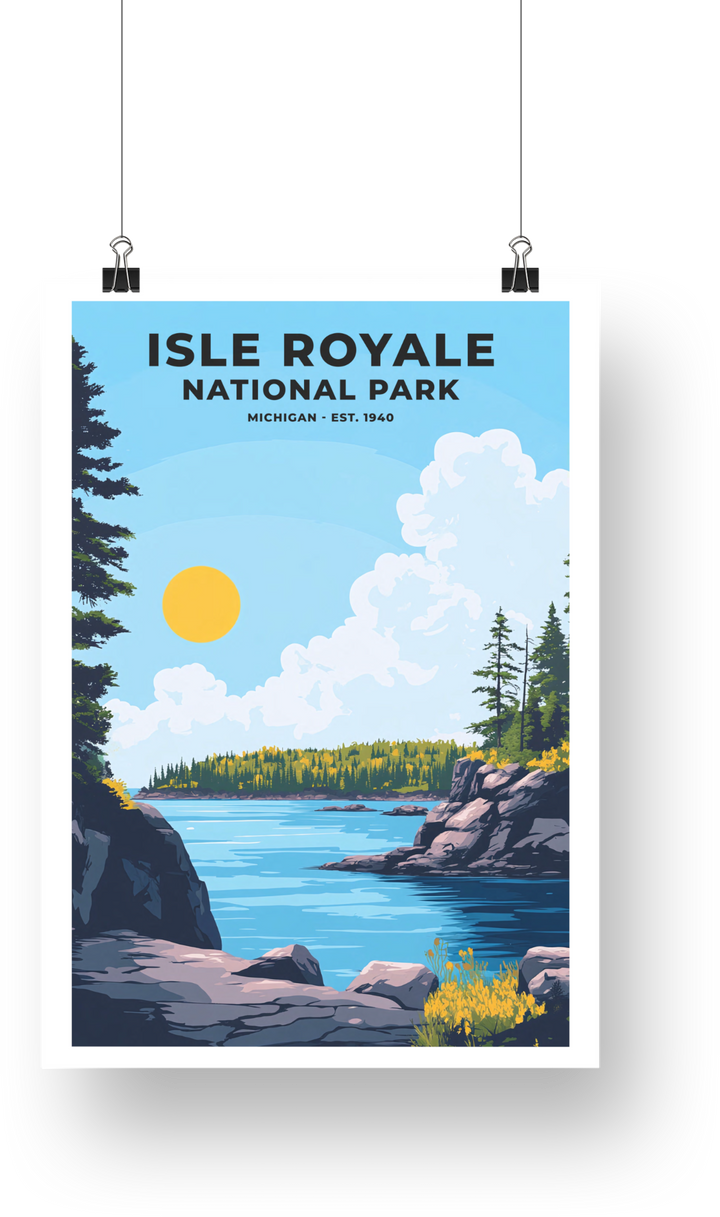 Isle Royale National Park Poster - poster