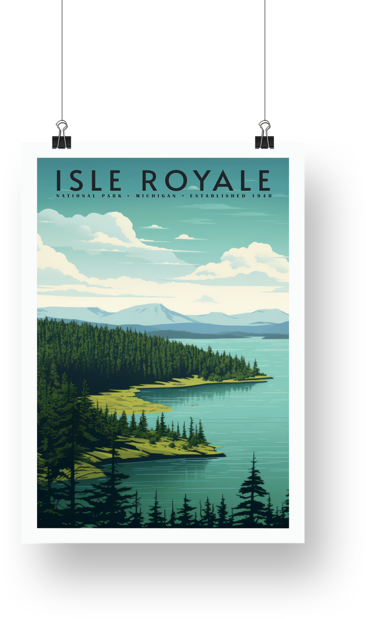 Isle Royale National Park Poster - poster