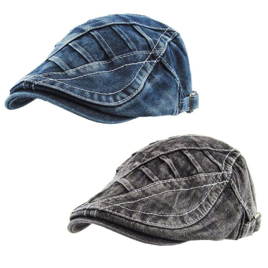 IVY Hat -K207 Washed Denim Multi-Coloured Adjustable - Ivy