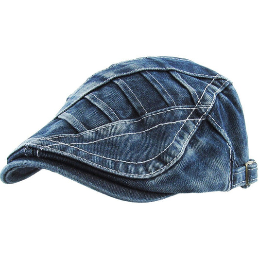 IVY Hat -K207 Washed Denim Multi-Coloured Adjustable - Blue / OSFA - Ivy
