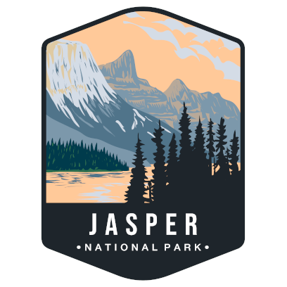 Jasper National Park Sticker Large - sticker