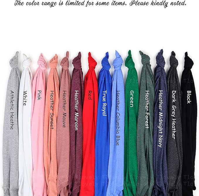 Colorful fabric swatches for Jerzees NuBlend Crewneck with MAMA embroidery and screen printing