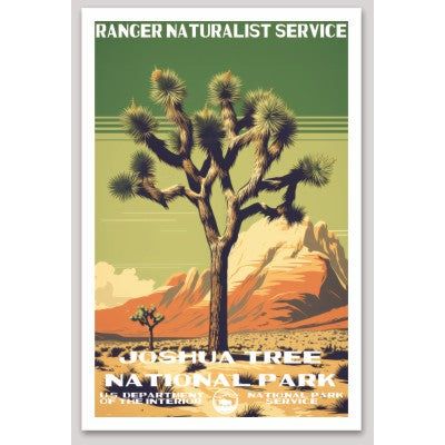 Joshua Tree National Park WPA Sticker Large - sticker