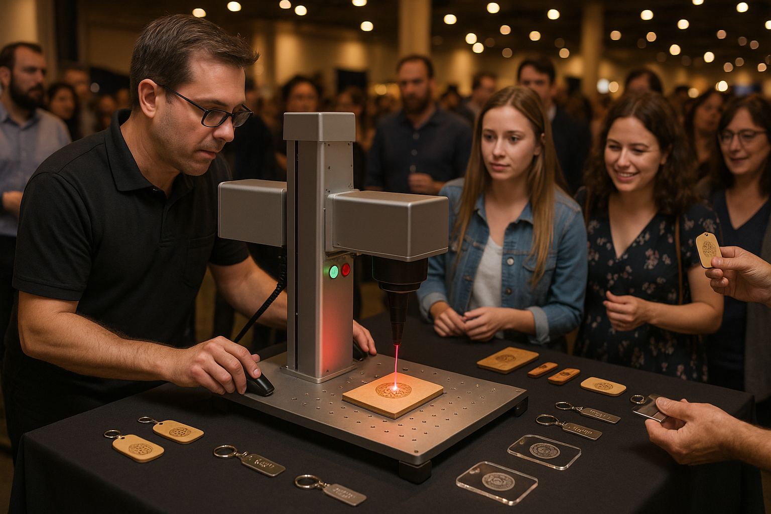just one machine at an event