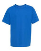 Blue short-sleeved T-Shirt from Juvy Classic T-Shirt with screen printing for custom apparel