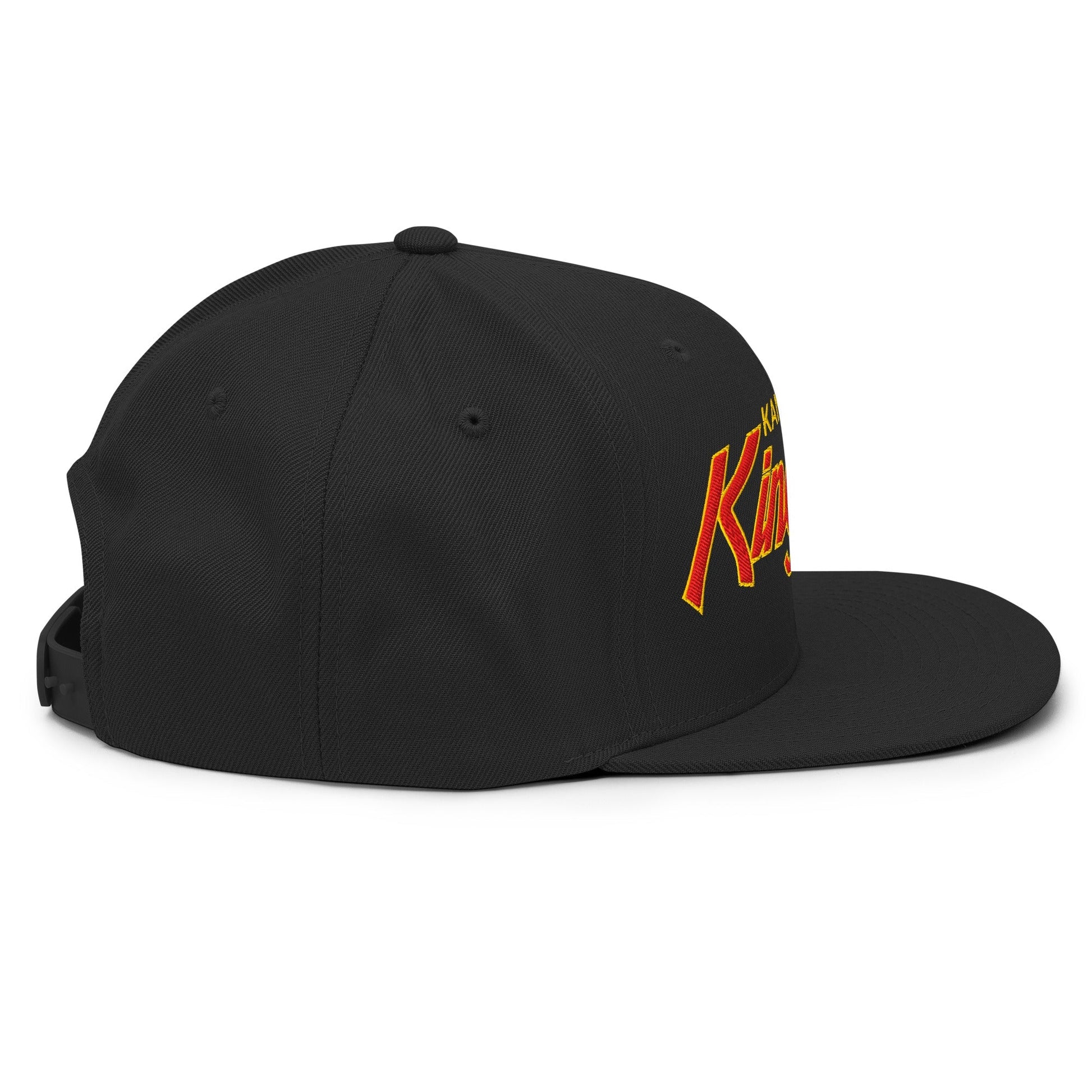 Kansas City Kingdom Embroidered Flat Bill Brim Snapback Hat