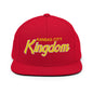 Kansas City Kingdom Embroidered Flat Brim Bill Snapback Hat