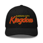 Kansas City Kingdom Embroidered Mesh Trucker Hat - Black