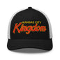 Kansas City Kingdom Embroidered Mesh Trucker Hat - Black/ White