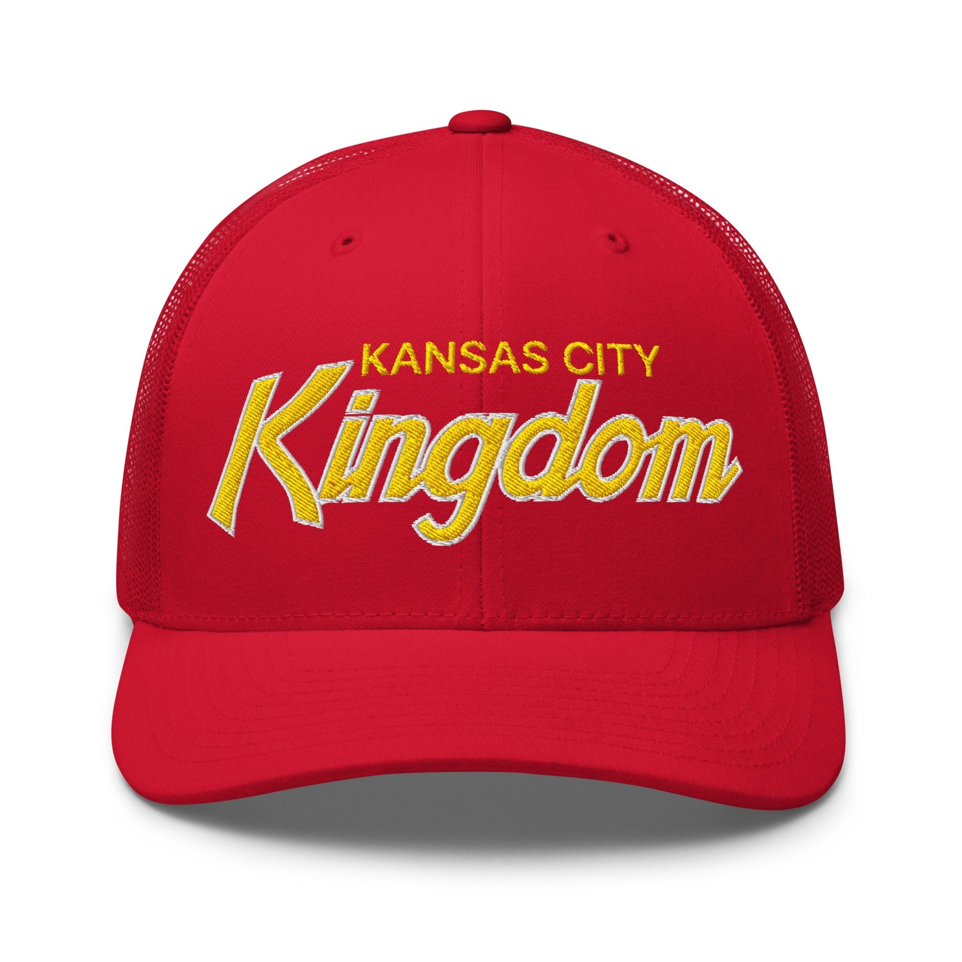 Kansas City Kingdom Embroidered Retro Mesh Trucker Hat