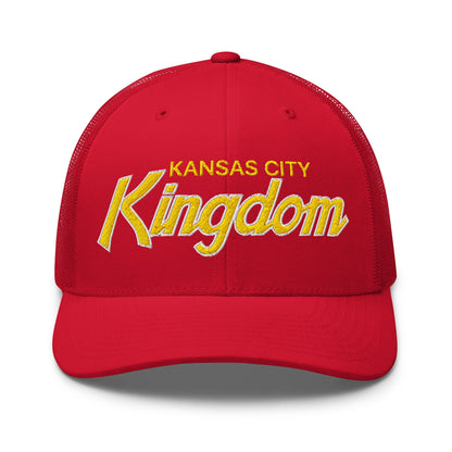 Kansas City Kingdom Embroidered Retro Mesh Trucker Hat