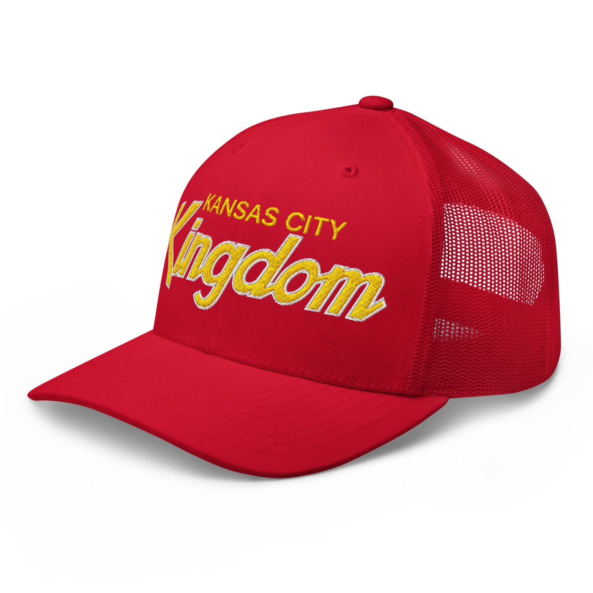 Kansas City Kingdom Embroidered Retro Mesh Trucker Hat