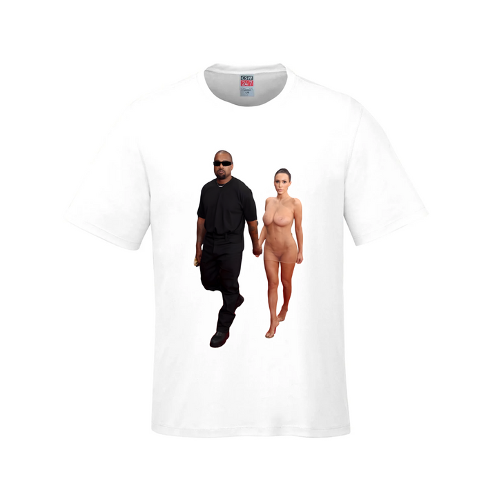 Kanye & Bianca: The Departure - White / Small - T-Shirt