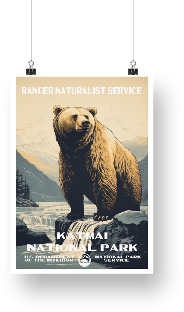 Katmai National Park Poster - poster