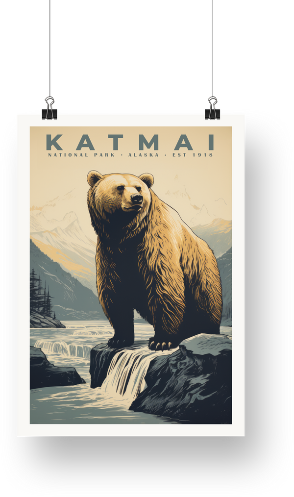 Katmai National Park Poster - poster