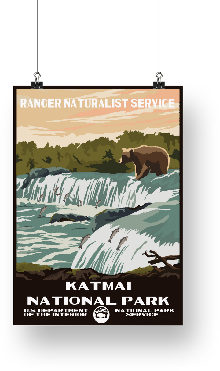 Katmai National Park Poster - poster