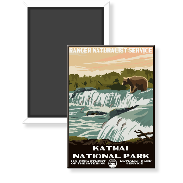 Katmai National Park WPA Magnet - magnet