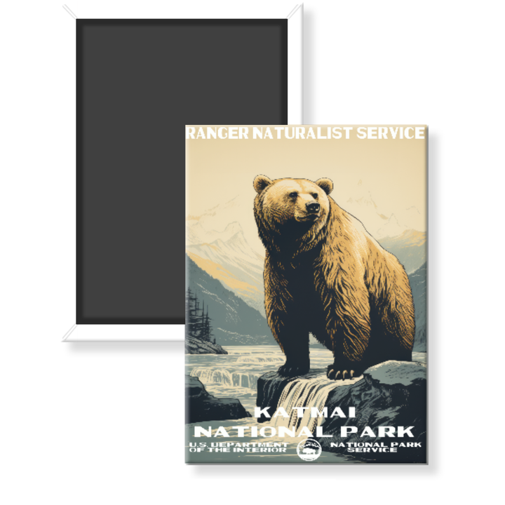 Katmai National Park WPA Magnet - magnet