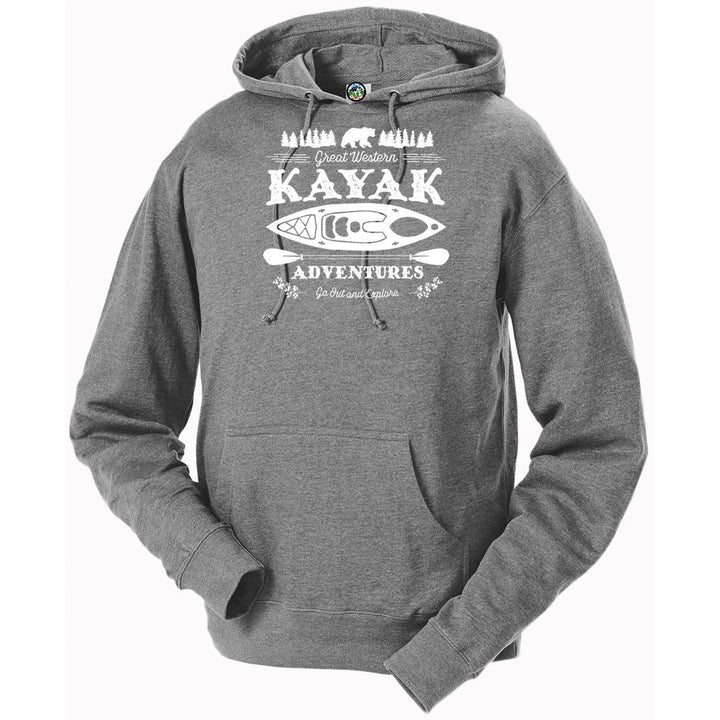 Kayak Adventure National Park Hoodie - S / Graphite Heather - hoodie