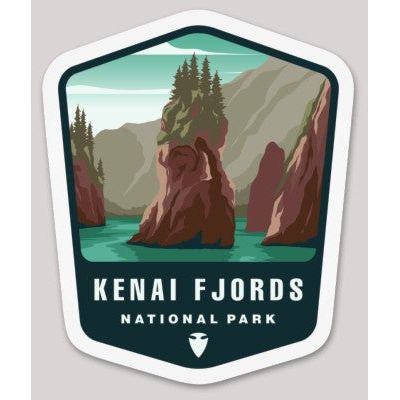 Kenai Fjords National Park Die Cut Sticker - sticker