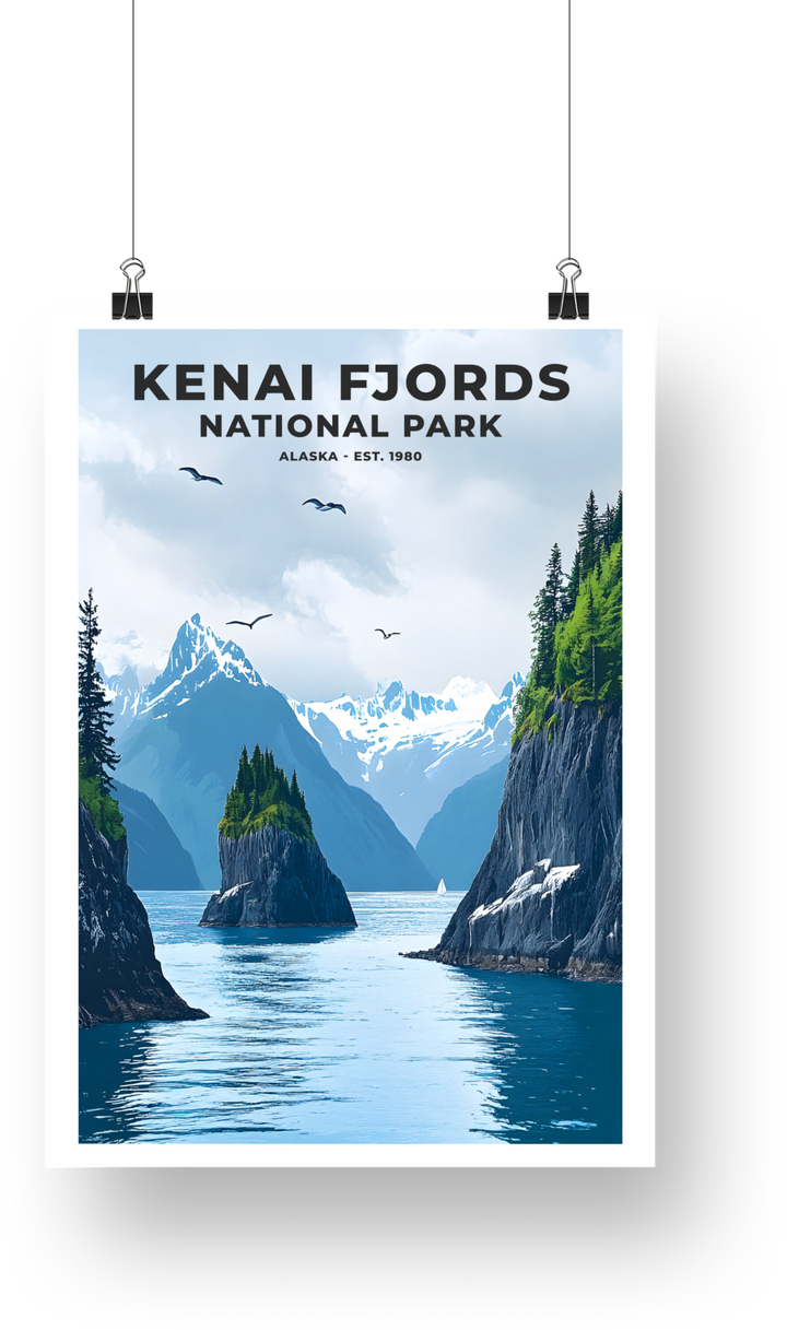 Kenai Fjords National Park Poster - poster