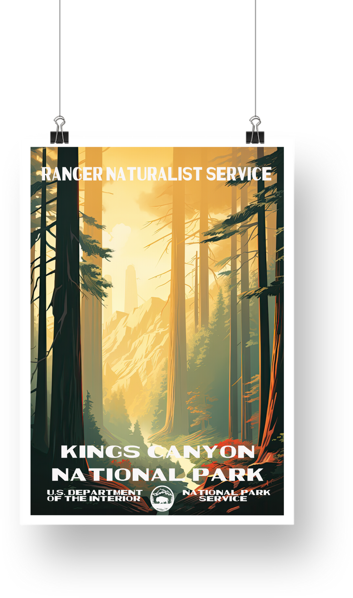 Kings Canyon National Park Poster - poster