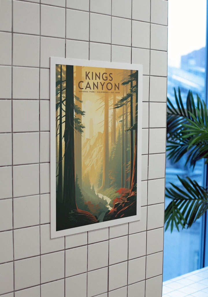 Kings Canyon National Park Poster - poster