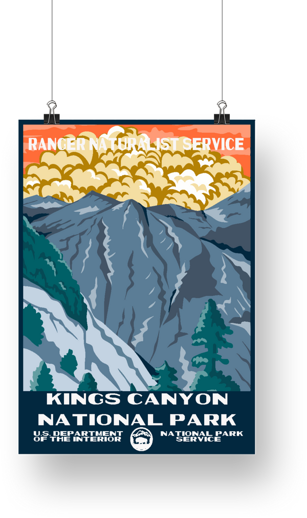 Kings Canyon National Park Poster - poster