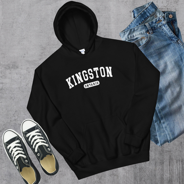 Kingston ON College Hoodie - Black / S