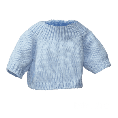 Knit Sweater - baby blue / medium - Embroider Buddy®