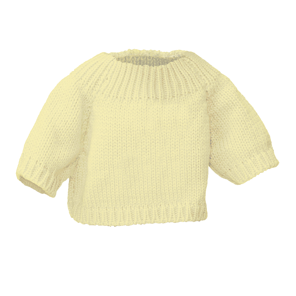 Knit Sweater - cream / medium - Embroider Buddy®