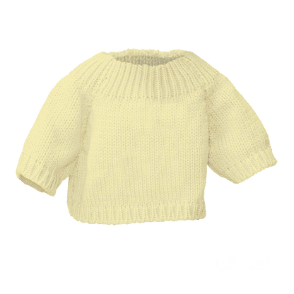 Knit Sweater - cream / medium - Embroider Buddy®