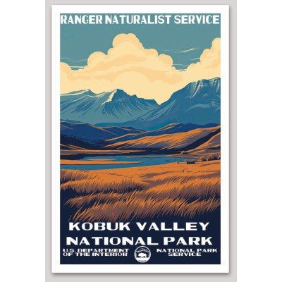 Kobuk Valley National Park WPA Sticker Large - sticker