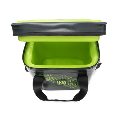 KUKUI 10 Can Soft Cooler Gray/Lime - Coolers