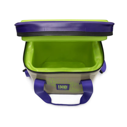 KUKUI 10 Can Soft Cooler Tan/Purple - Coolers