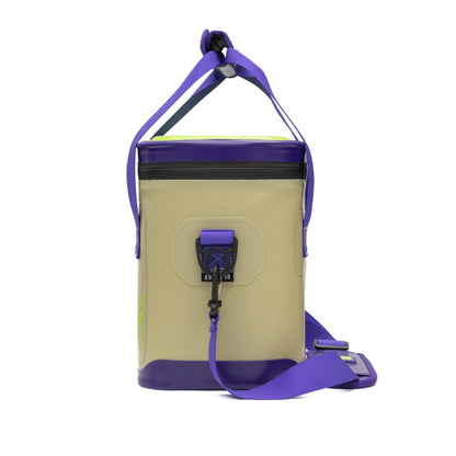 KUKUI 10 Can Soft Cooler Tan/Purple - Coolers