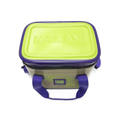 KUKUI 10 Can Soft Cooler Tan/Purple - Coolers