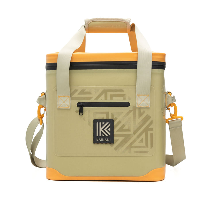 KUKUI 20 Can Soft Cooler Tan/Orange - Tan/Orange - Soft Coolers